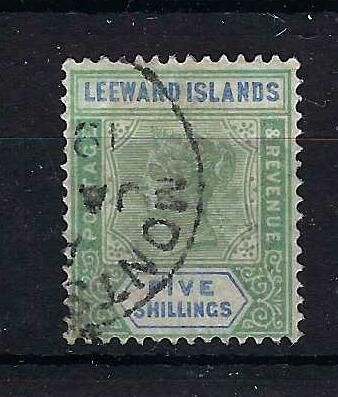 Image of Leeward Islands SG 8 FU British Commonwealth Stamp